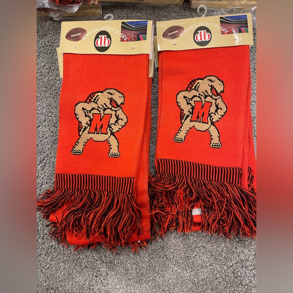 (32) Donegal Bay University of Maryland Terrapins Scarves